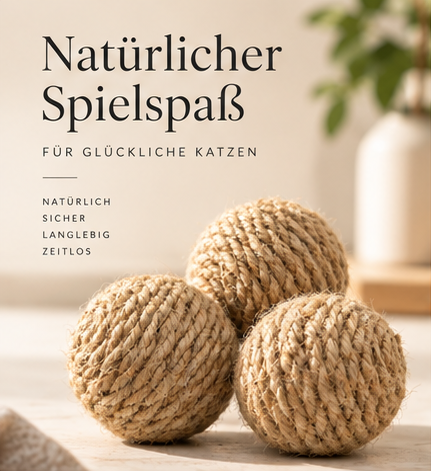 Jute Spielbälle – 3er Set
