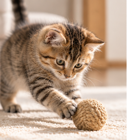 Jute Spielbälle – 3er Set