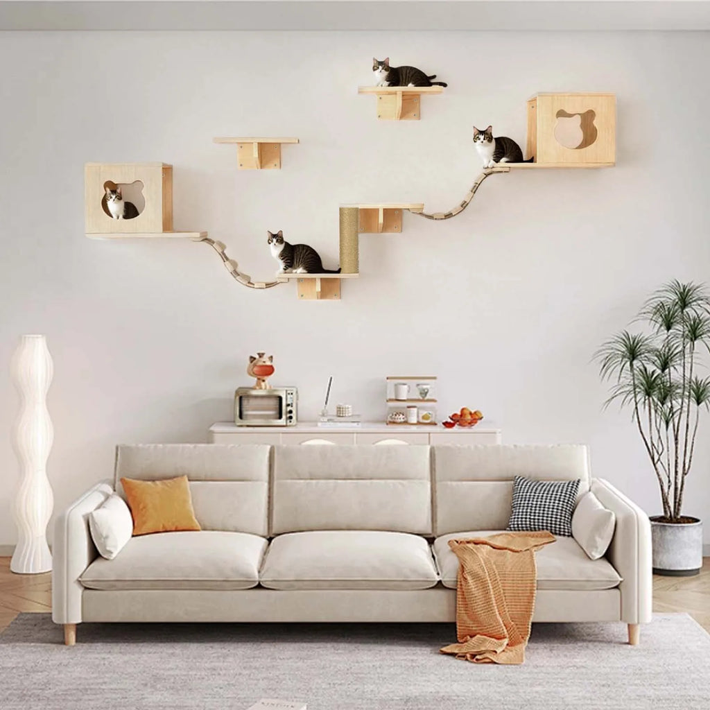 Katzen-Wandkletterset 5-teilig
